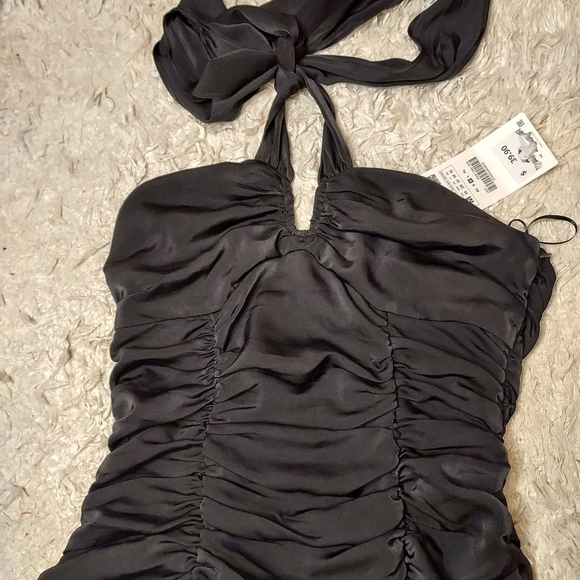 ZARA sateen ruffled bodysuit - Picture 8 of 9